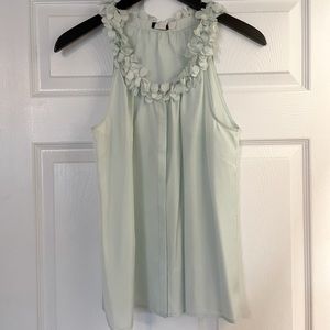 J. Crew 100% Silk Petal neck blouse sz M